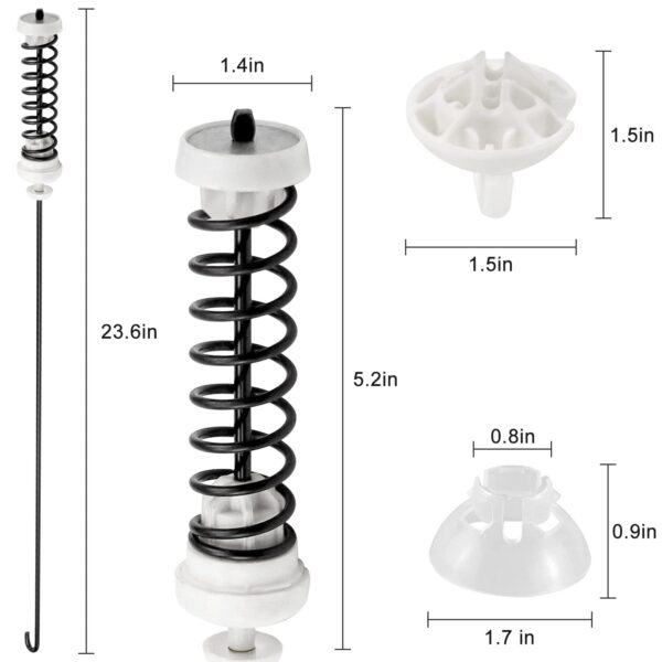 W10780048 Washer Suspension Rod Kit Fit for Ken-more Whirl-pool - Image 7