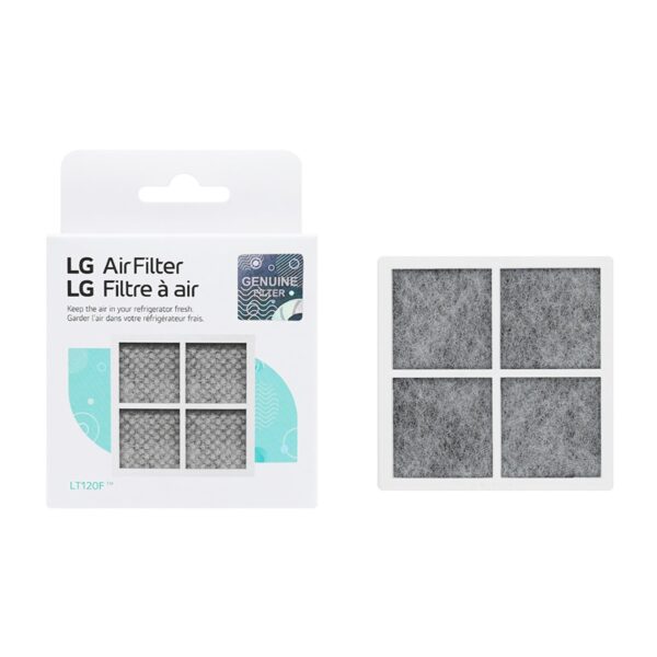 LG 6 Month (LT120F) Replacement Refrigerator Air Filter, 1 Count (Pack of 1), White - Image 4