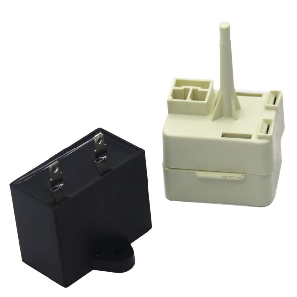 W10613606 Refrigerator Compressor Start Relay and Capacitor by Seentech - Compatible with Whirlpool, Kenmore, fridges. Replace Part Number: W10416065, PS8746522, 67003186 (1 Pack) - Image 4