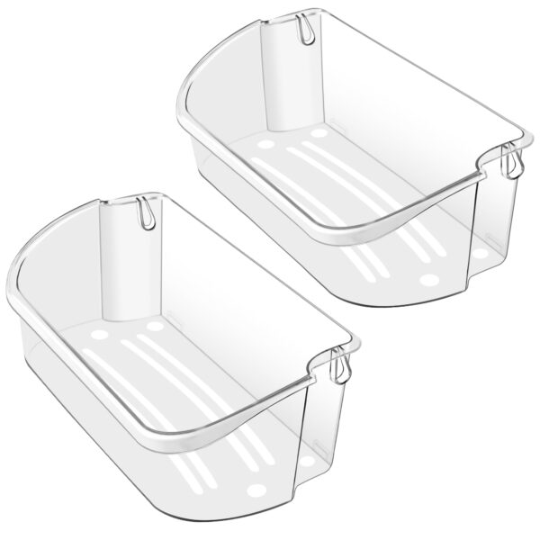 2 PACK Upgraded 240356402 Refrigerator Door Bin Replacement (Length 15.38")