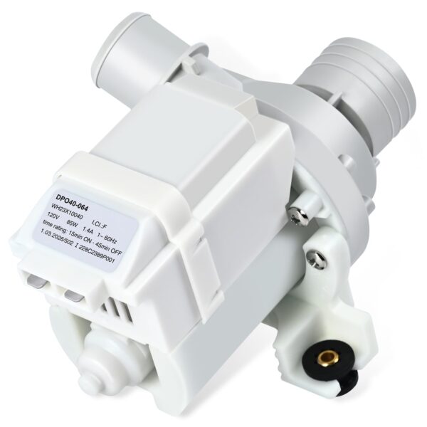 WH23X10040 DP040-064 Drain Pump Compatible with GE GUD27ESSM1WW Washer Pump - Image 8