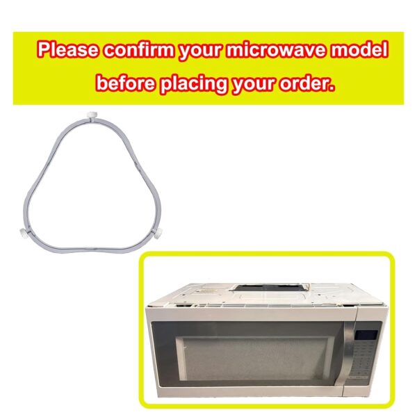 7.48 in W11252182 Microwave Turntable Support Ring,Glass Tray Support Replacement Part,Fit for Whirlpool Maytag Microwaves,Replaces 8206227,W10435114 - Image 5