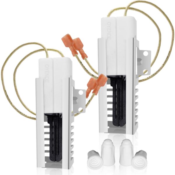 2 Pack PB040001 Gas Range Oven Igniter, Oven Igniter for Gas Stove for Viking Range Oven Igniter, Replace AP5315579 065650-000 SGR4001 792263, with 4 Ceramic Nuts. - Image 7
