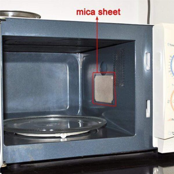 4Pcs Waveguide Cover Mica Plate Sheet Microwave Oven Repairing Part 13x13cm - Image 6