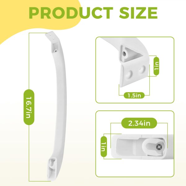 AMI PARTS 218428101 Refrigerator Door Handles Replacement - Image 3