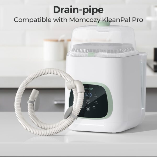 Momcozy Soft & Safe Drain Hose for KleanPal Pro Baby Bottle Washer – Flexible, Durable Replacement Accessory for Easy Water Drainage (1M) - Image 3