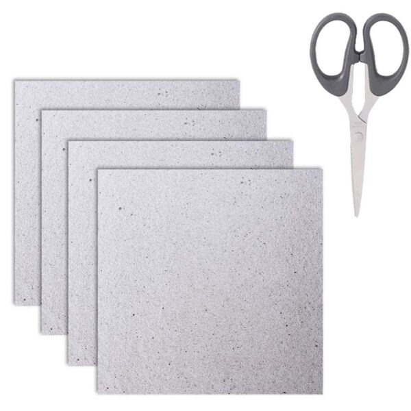 4Pcs Waveguide Cover Mica Plate Sheet Microwave Oven Repairing Part 13x13cm - Image 3
