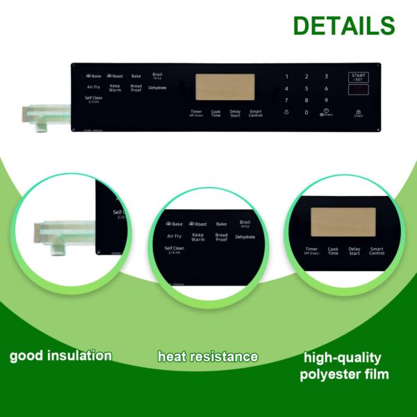 DG96-00850B Range Membrane Switch Touchpad Control Panel - Image 5