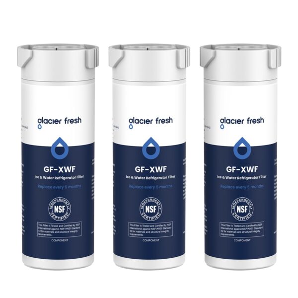 GLACIER FRESH XWF Replacement for GE XWF Refrigerator Water Filter 3 Pack - Image 6