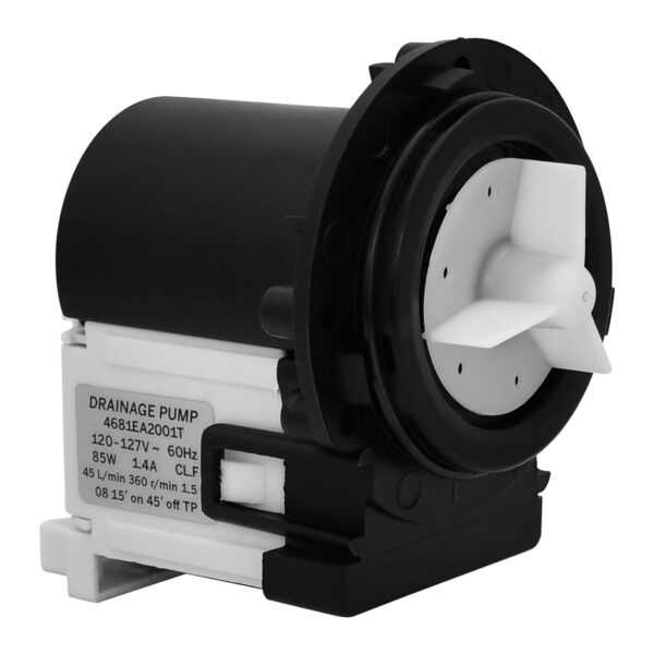 4681EA2001T Washer Drain Pump Motor Replacement for LG & Kenmore, Upgraded High-Flow Front Load Washer Drain Pump, Fits WM2101HW, WM3270CW, WM3670HWA – Replaces AP5328388, 4681EA1007G, 4681EA1007D - Image 7