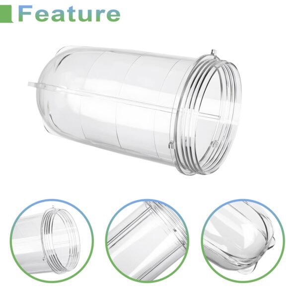Replacement Parts Set: 16oz Cup+Blade for Magic Bullet MB1001 - Image 4
