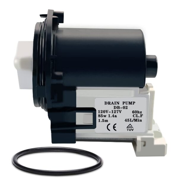 Kenmore 4681EA2001T Washer Drain Pump Motor Replacement - Includes Ring Seal, Replaces AP5328388, 4681EA1007D, 4681EA1007G - Image 6