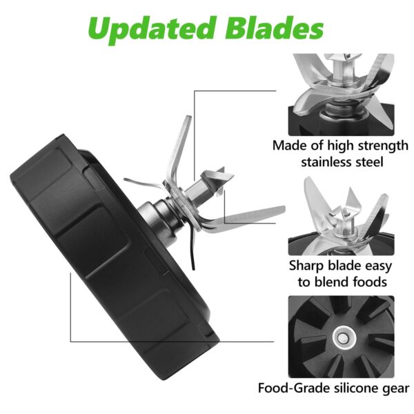SS101 Replacement Blade for Ninja Blender Accessories, 7-Fins Blender Blade - Image 5