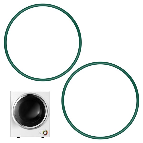 2Pcs PAN725SF Dryer Belt, Seamless Dryer Blower Fan Belt Mini, Compatible with 1.5 Cu.ft Mini Compact for Panda and Aluminus MOCO2 Dryer - Image 6