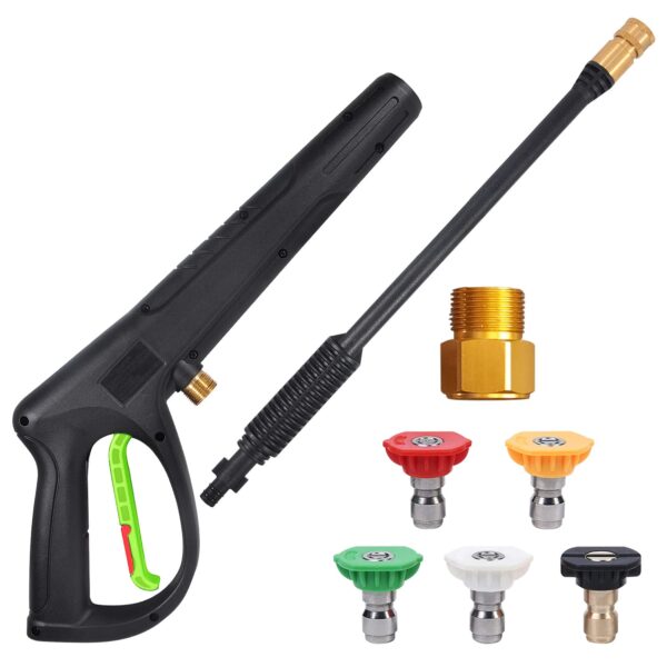 Coyardor Pressure Washer Gun with Extension Wand M22-14 & M22-15 Fitting