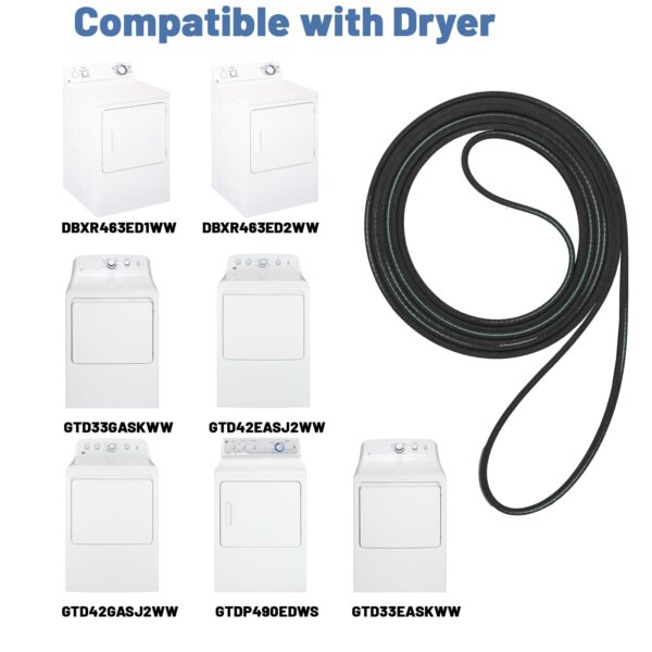 CERCGVEL Dryer Belt Compatible with GE Dryer - Image 5
