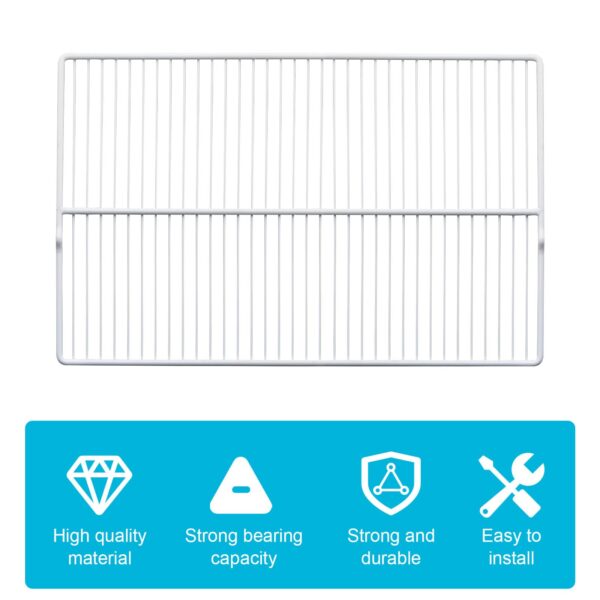 240360908 Refrigerator Wire Shelf 25 3/7 X 16 1/2 Inch Compatible with Frigidaire, Kenmore, Foreverpro 240360901, 240360905, 3189137, AP5805565, EAP9492365 (1 Pack) - Image 6