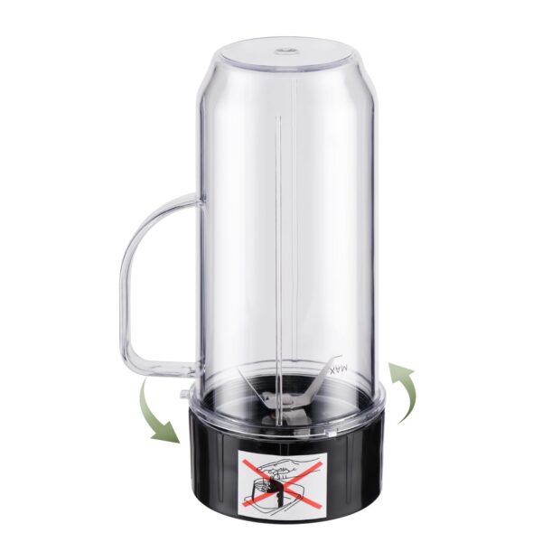 Equust 2-pack Cross Blade Blender Replacement Parts Work with Magic Bullet 250w Blenders Model MB1001 Series, Black - Image 3