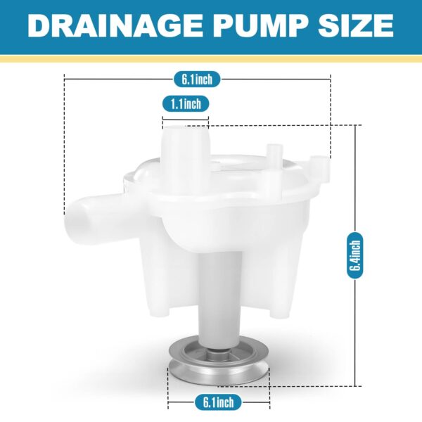 Lucky Seven 202203 Washer Drain Pump for Maytag Washer，Replaces 202203, 202540, 6-2022030, WP6-2022030 - Image 6