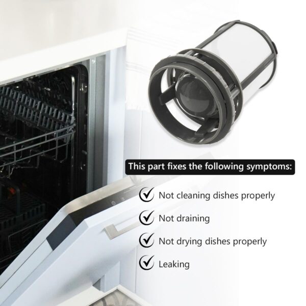 W10872845 Dishwasher Filter Replacement Fits for Whirlpool Kitchenaid Amana - Image 6