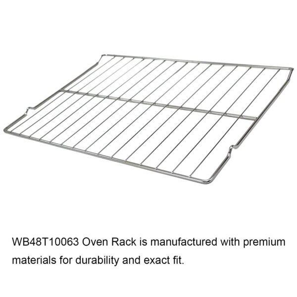 WB48T10063 Oven Rack Replacement for GE, General Electric & Hotpoint Range – 24" x 17" (2-Pack), Compatible with AP4538468, PS2577619, 1550790, AH2577619, EA2577619 - Image 7