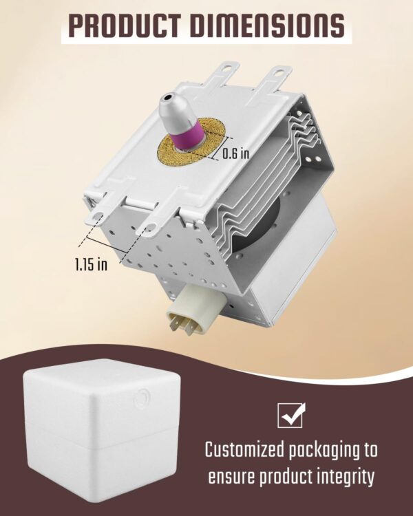 OM75P(31) ESGN Magnetron Fit for Samsung GE Kenmore Microwave Magnetron Assembly Replacement Part Replace WB27X10516, PS239660, 911265, AP3185215, WB27X10343, WB27X1114, WB27X1156 - Image 5