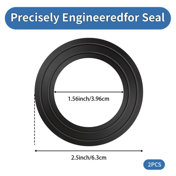 2PCS Washer Drain Pump Filter Gasket Compatible with GE - Image 6