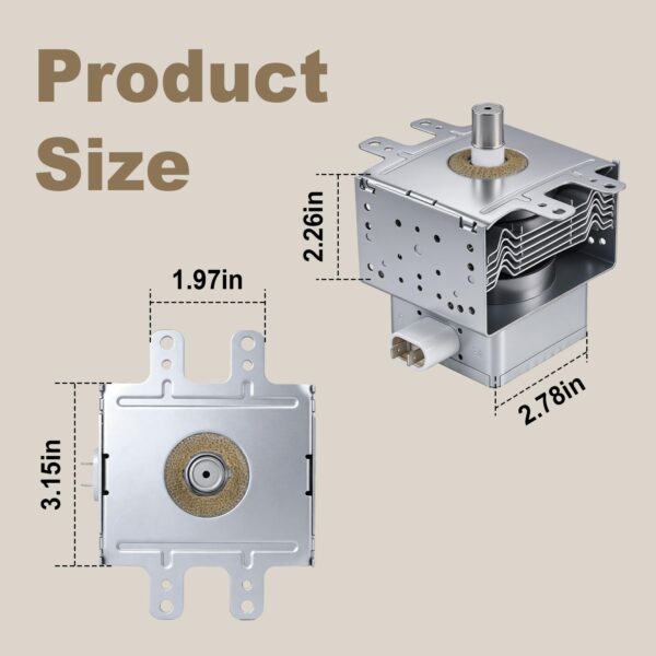 2M226-03GWH W10754299 Microwave Magnetron Compatible with Whirlpool Oven - Image 7