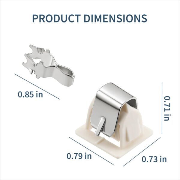 Hufopik 2 Pairs 279570 Dryer Door Latch Strike Kit Replacement Part - Exact suitable for Whirlpool Kenmore Roper KitchenAid Dryers - Replaces PS334230 AP3094183 279570VP 14205029 236877 420198 - Image 4