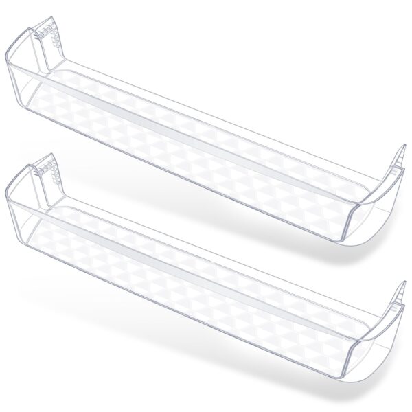 [2 PACK]UPGRADED MAN62570801 Refrigerator Door Bin Compatible with Kenmore LG Refrigerator Door Shelf Replacement LTCS24223S LG Fridge Shelf Replacement PS7794186 AP5681952 LTCS24223D LTWS24223S Shelf