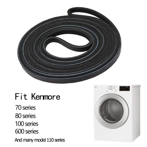 Dryer Drum Drive Belt for Kenmore Series 70 80 100 600& Replaces Model 110