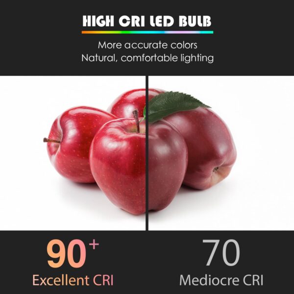 Maelsrlg 40 Watt Equivalent Refrigerator Light Bulb, 90+CRI, 5W 600LM Fridge Bulb 5000K Daylight, Waterproof A15 E26 Base, 25,000Hrs Lifespan for Freezer Frigidaire Replacement, 2-Pack - Image 5