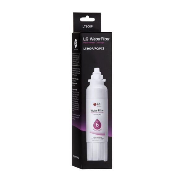LG LT800P- 6 Month / 200 Gallon Capacity Replacement Refrigerator Water Filter (NSF42 and NSF53) ADQ73613401, ADQ73613408, or ADQ75795104, White - Image 2