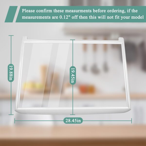 Garsoo Upgraded AHT73514302 Refrigerator Glass Shelf for lg - Image 3