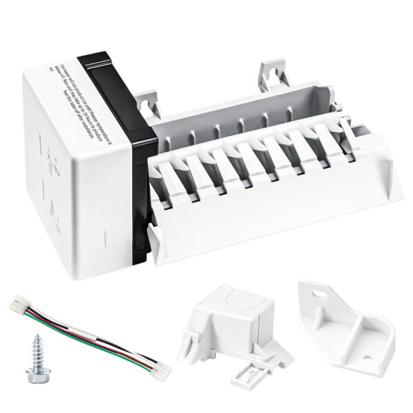 Nurfosttek 2198597 Ice Maker, 185W 115V 60Hz, Fit for Whirlpool, Maytag