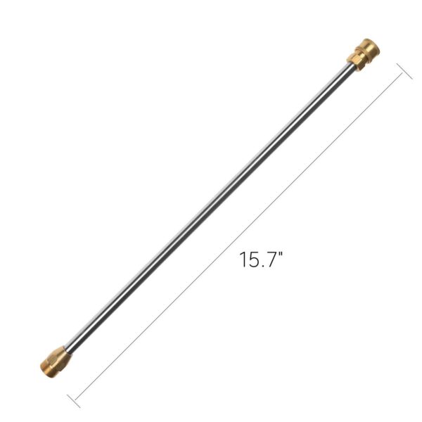 Sooprinse Pressure Washer Wand,Stainless Steel Quick Connect Lance,Replacement Spray Wand,16",5000PSI - Image 4