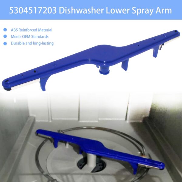 1545680 5304517203 Lower Spray Arm Compatible with Frigidaire Dishwasher - Image 6