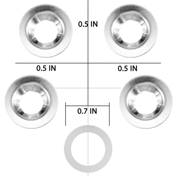 Dryer Idler Pulley Kit Drum Roller Repair Kit May-tag MEDX655DW1/MEDB765FW0/MEDB835DW4/MEDB835DW3/MEDC215EW1/MEDB855DC4/MED5500FW1/MGD5500FW0 Belt Replacement. - Image 3