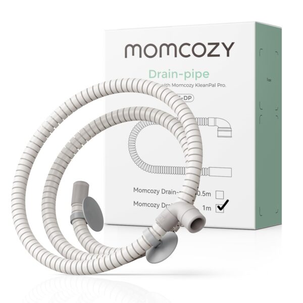 Momcozy Soft & Safe Drain Hose for KleanPal Pro Baby Bottle Washer – Flexible, Durable Replacement Accessory for Easy Water Drainage (1M) - Image 2