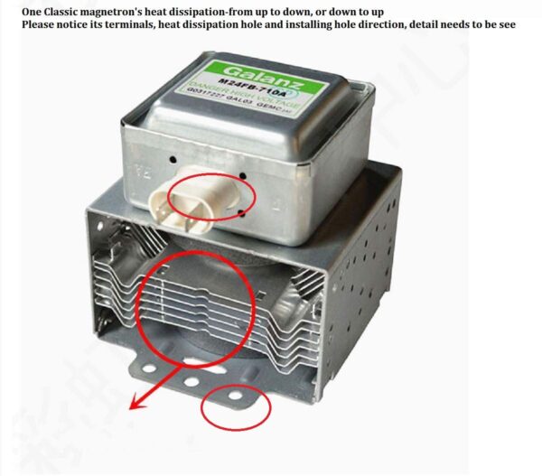 BlueNatHxRPR 2M246 Microwave Magnetron Tube - Image 4