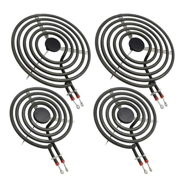 【2026 UPGRADED】 MP22YA Electric Range Burner Element Unit Set - Replacement for Ken-more Whirlpool May-tag Hardwick Norge Ranges/Stoves - Include 2 pcs MP15YA 6" and 2 pcs MP21YA 8" by Beaquicy