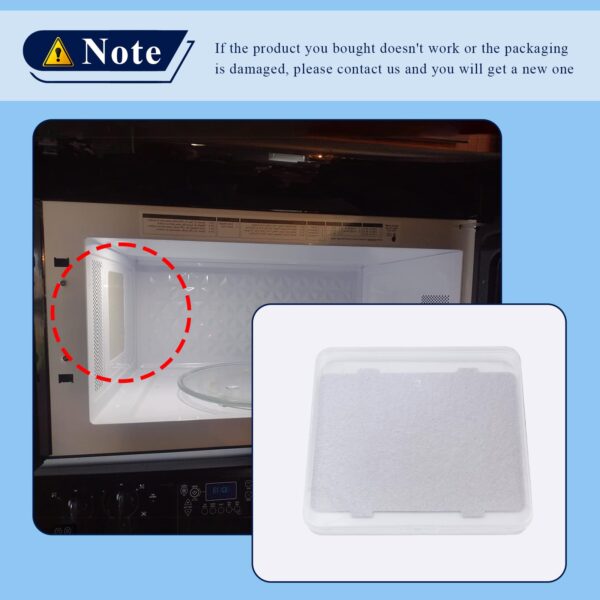 2 pcs 5304523276 Microwave WaveGuide Mica Cover Parts - Image 5