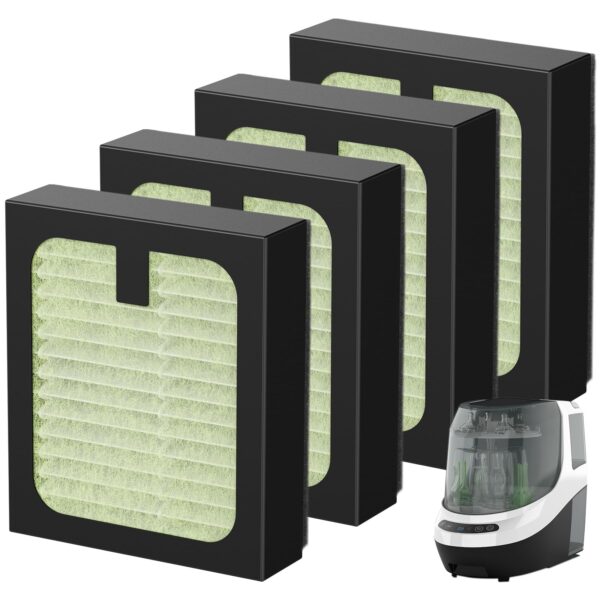 4 Pack HEPA Filter Replacement for Baby Brezza Baby Bottle Washer Pro - Image 8