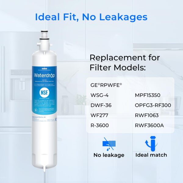 Waterdrop WD-F19C Water Filter Replacement for GE® RPWFE® - Image 7