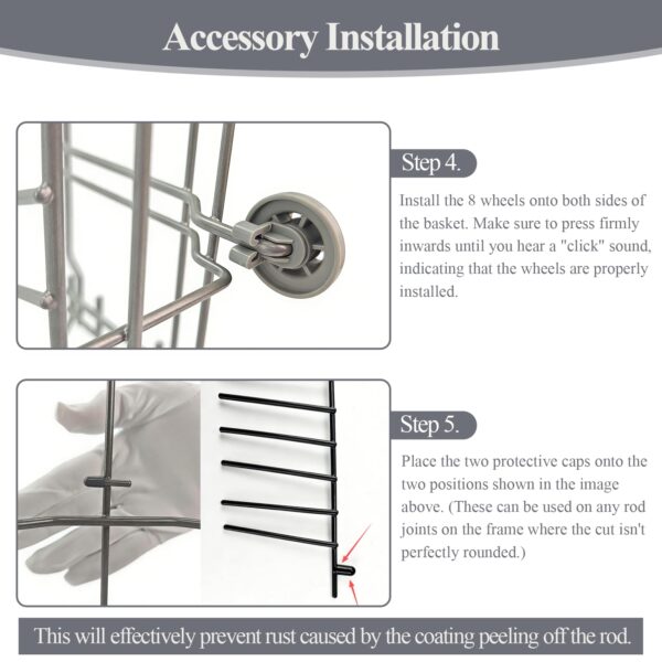 00770545 Dishwasher Lower Dishrack Compatible with Bosch Dishwasher - Image 7