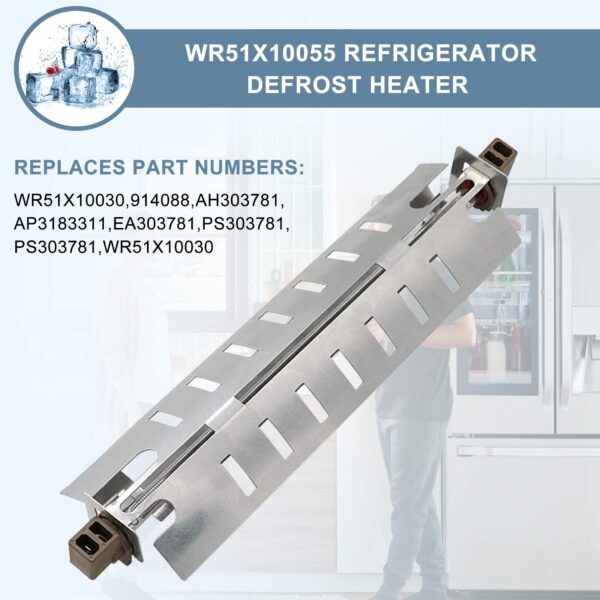 AMI PARTS WR51X10055 Refrigerator Defrost Heater Kit - Image 3