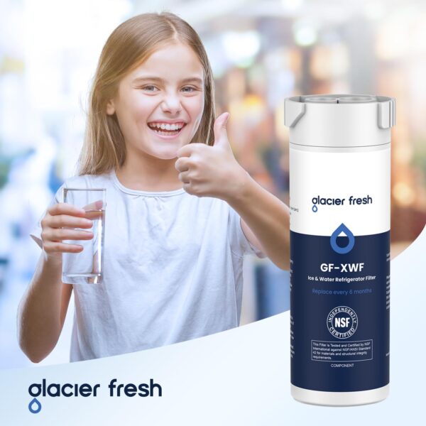GLACIER FRESH XWF Replacement for GE XWF Refrigerator Water Filter 3 Pack - Image 4