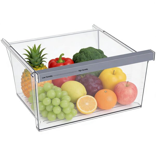 UPGRADED W11162443 Refrigerator Crisper Drawer For Whirlpool Crisper Drawer W10899435 WRS315SDHM WRS325SDHZ Vegetable Drawer For Whirlpool Fridge Drawer Replacement WRS315SDHZ02 WRS315SDHZ05 - Image 2