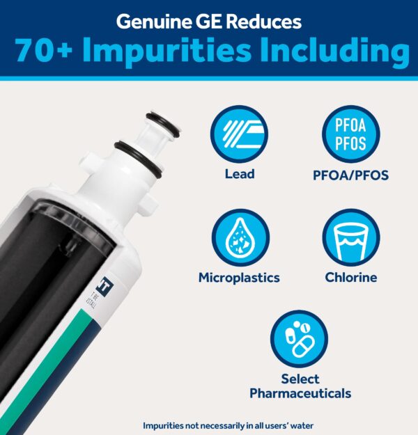 GE RPWFE™ Refrigerator Water Filter, Genuine Filter, Guaranteed Fit, 1-pack - Image 4