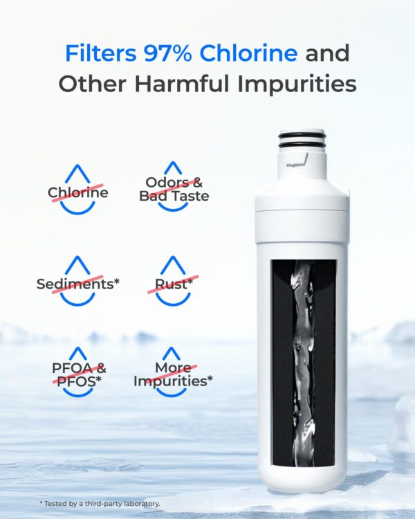 Waterdrop ADQ747935 Refrigerator Water Filter and Air Filter, 3 Combo - Image 8